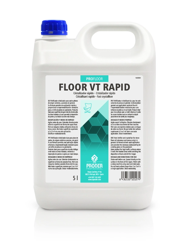 FLOOR VT RAPID es un Cristalizador rápido de la gama PROFLOOR