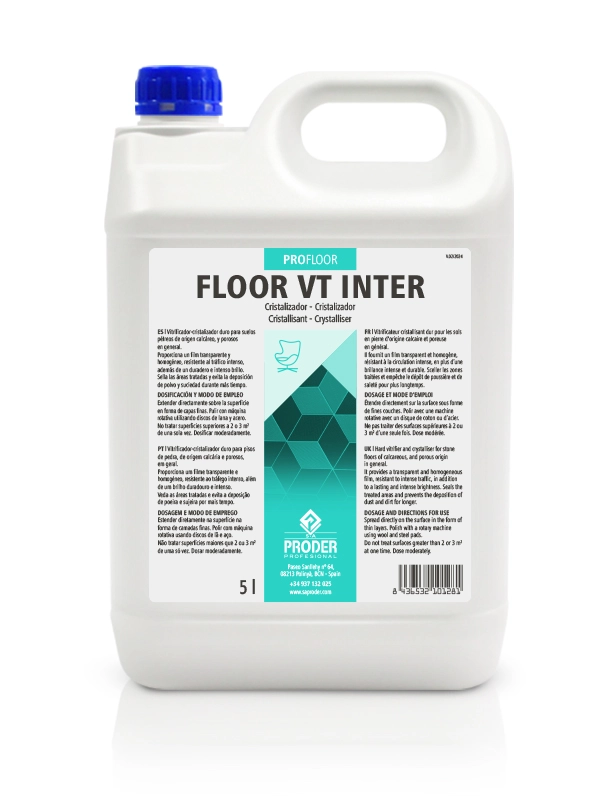 FLOR VT INTER es un Cristalizador de la gama PROFLOOR