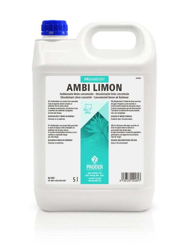 AMBI LIMÓN es un ambientador limón concentrado de la gama PROAMBIENT