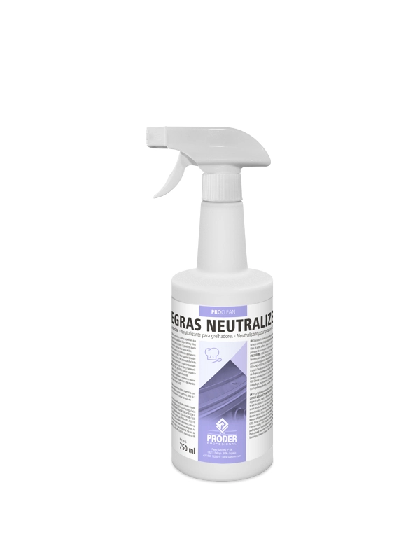 DEGRAS NEUTRALIZER es un neutralizante concentrado para planchas de cocina de la gama PROCLEAN