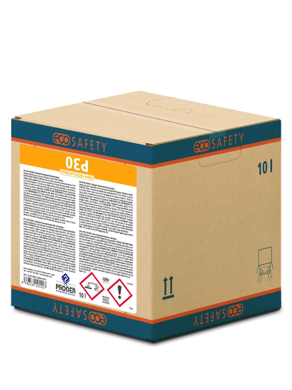 WCOSAFETY P30 es un detergente desengrasante ultraconcentrado bag-in-box.