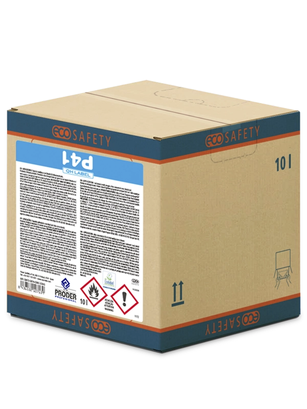 ECOSAFETY® QH LABEL P41 es un Limpiador multiusos con bioalcohol Ecolabel ultraconcentrado de la gama PROCLEAN MIX